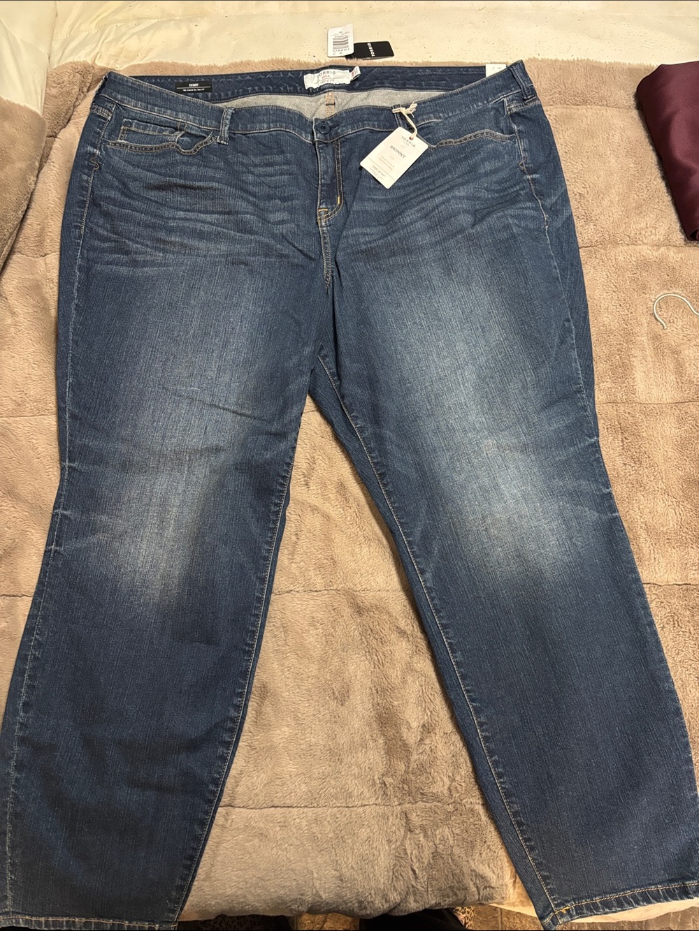 torrid Relaxed Boyfriend Jeans in Mid Blue